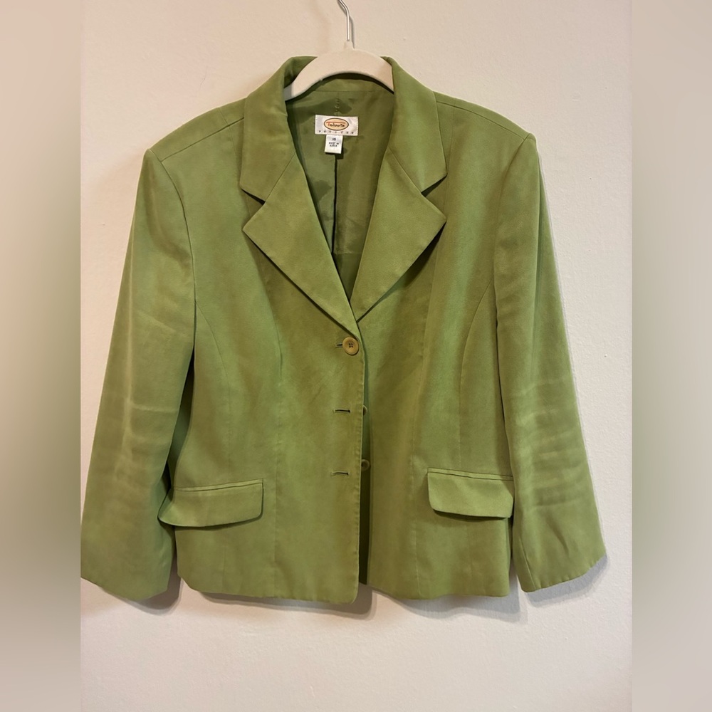 Vintage Talbots Petite Chartreuse Blazer